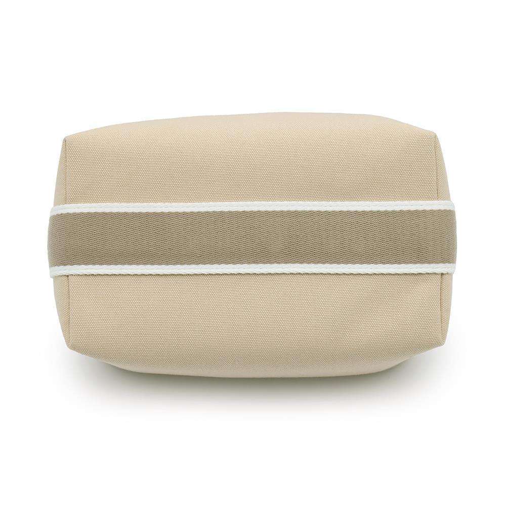 Hermes Brid A Black Pm Canvas Pouch Beige Silver View 3